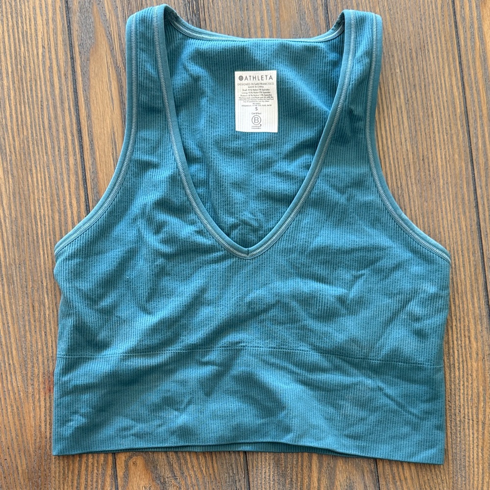 Athleta Teal Sleeveless Top
